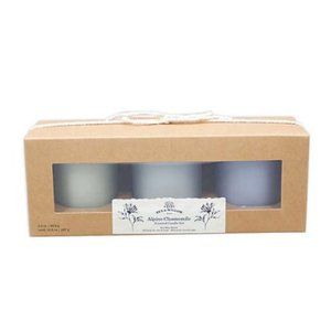 Bee & Willow™ Home Alpine Chamomile 3.5 oz. Spring Glass Candles (Set of 3) NIB